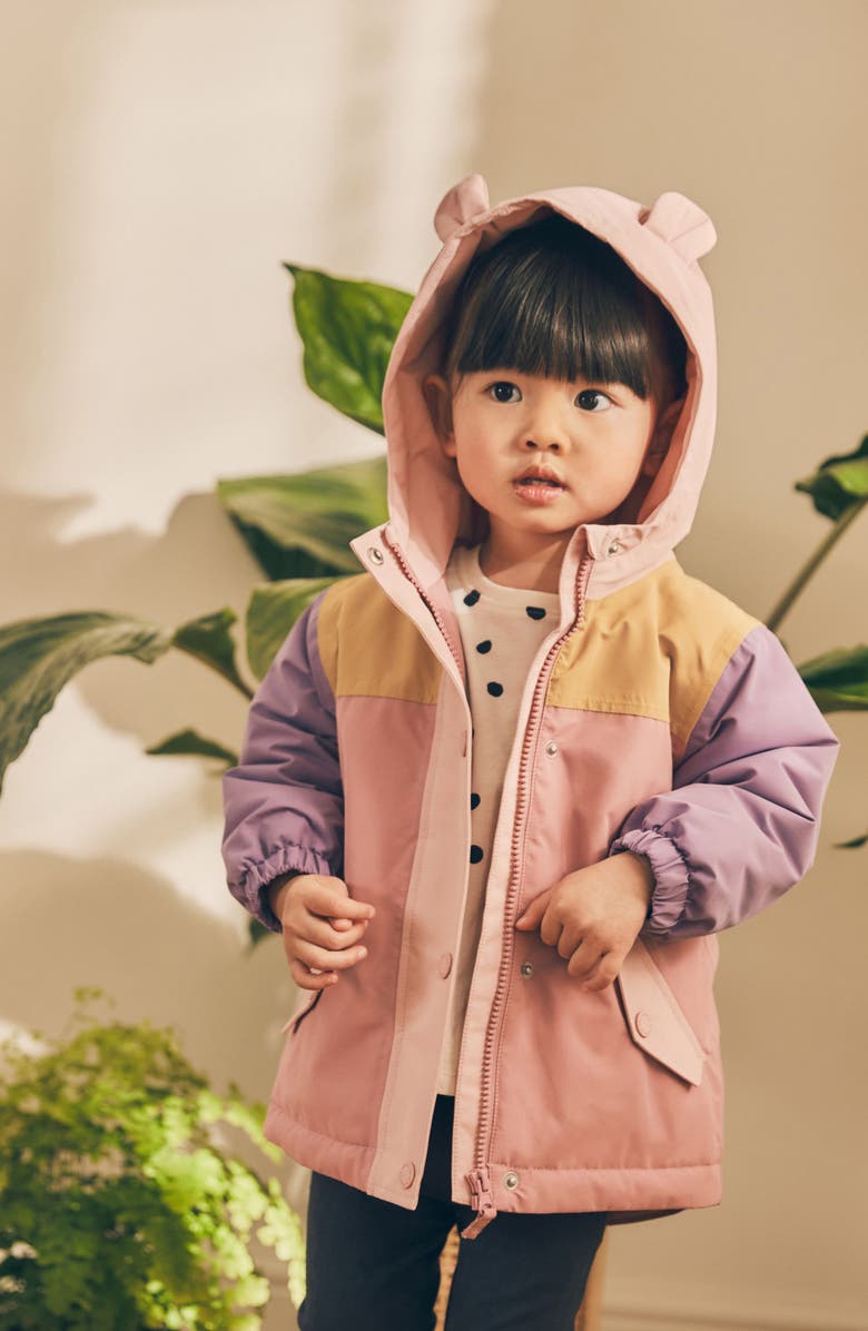 NEXT Kids' Ear Hooded Raincoat, Alternate, color, 