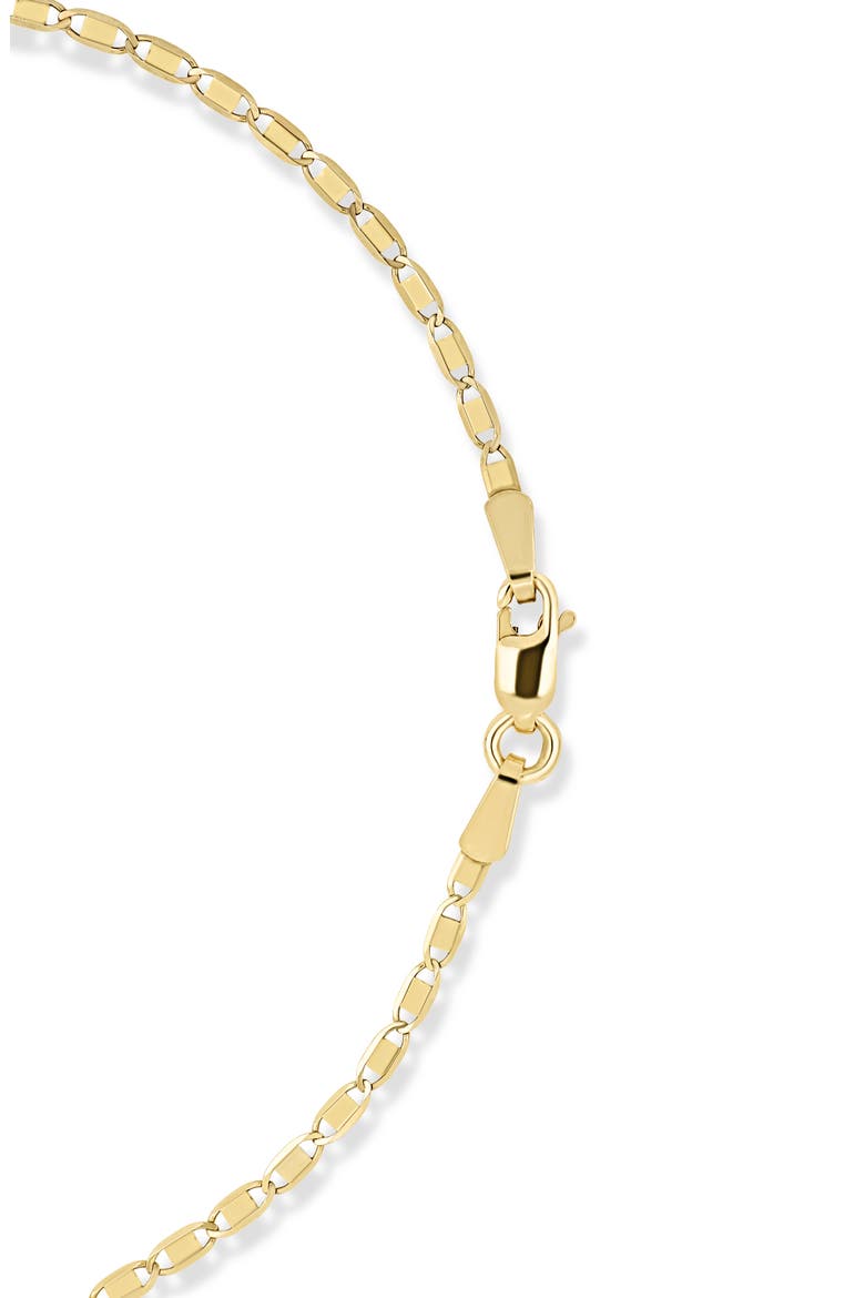 14k Gold Chain Bracelet, Alternate, color, 14KY