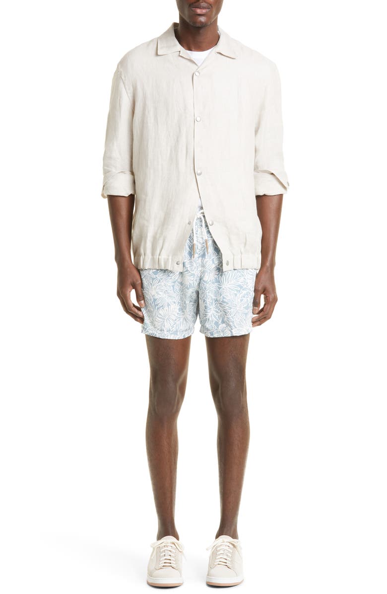 Eleventy Linen Overshirt, Alternate, color,