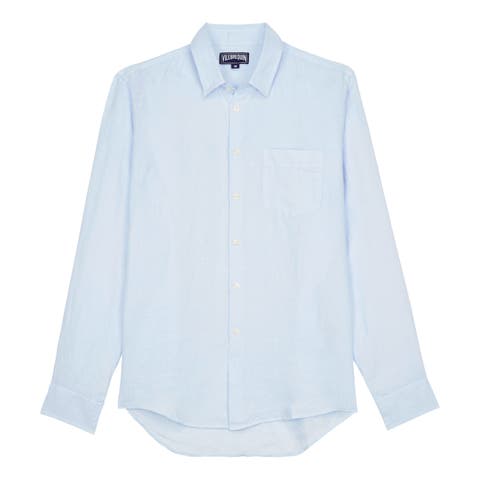 Men's Linen Solid Shirt