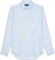 Vilebrequin Men's Linen Solid Shirt