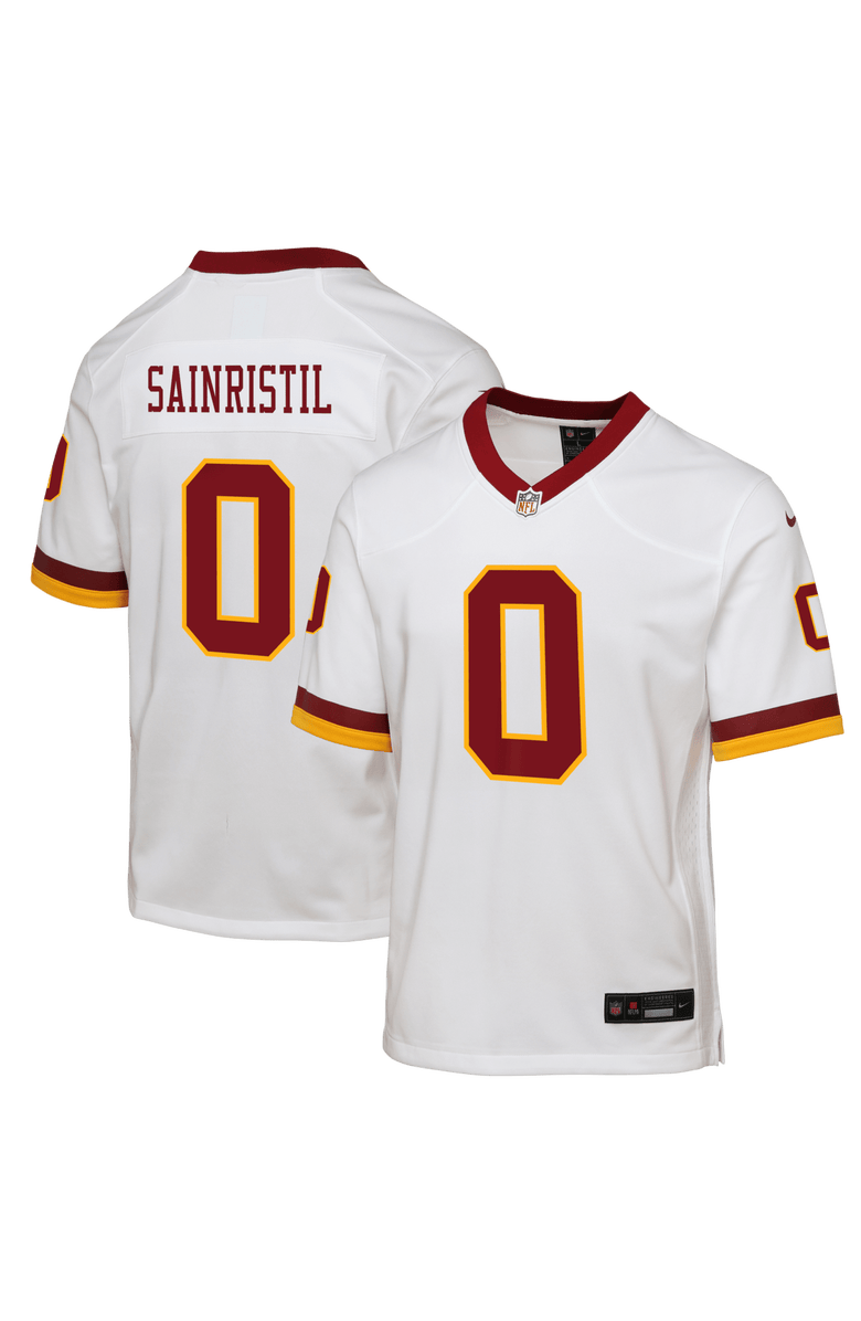 Nike Youth Nike Mike Sainristil White Washington Commanders Alternate 2 Game Jersey, Main, color, White