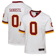 Nike Youth Nike Mike Sainristil White Washington Commanders Alternate 2 Game Jersey