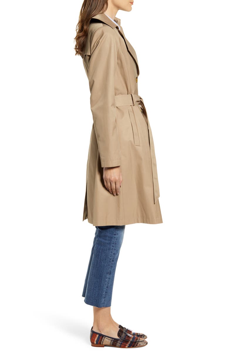 Sam Edelman Double Breasted Trench Coat, Alternate, color, 