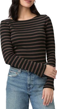 PAIGE Lucina Stripe Long Sleeve Top