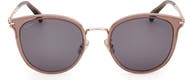 Max Mara 55mm Round Sunglasses