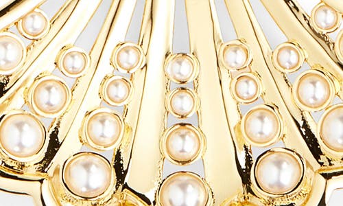 Lele Sadoughi Fan Shell Collar Necklace