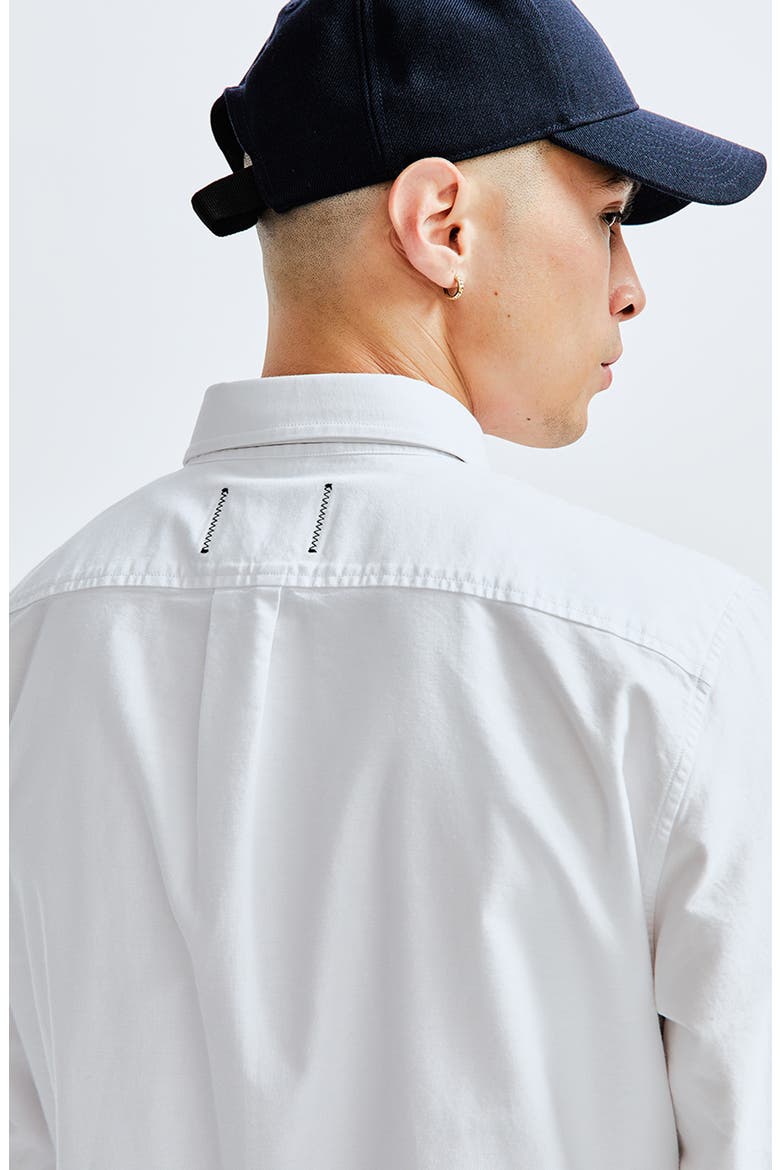 Oxford Windsor Cotton Shirt, Alternate, color, WHITE