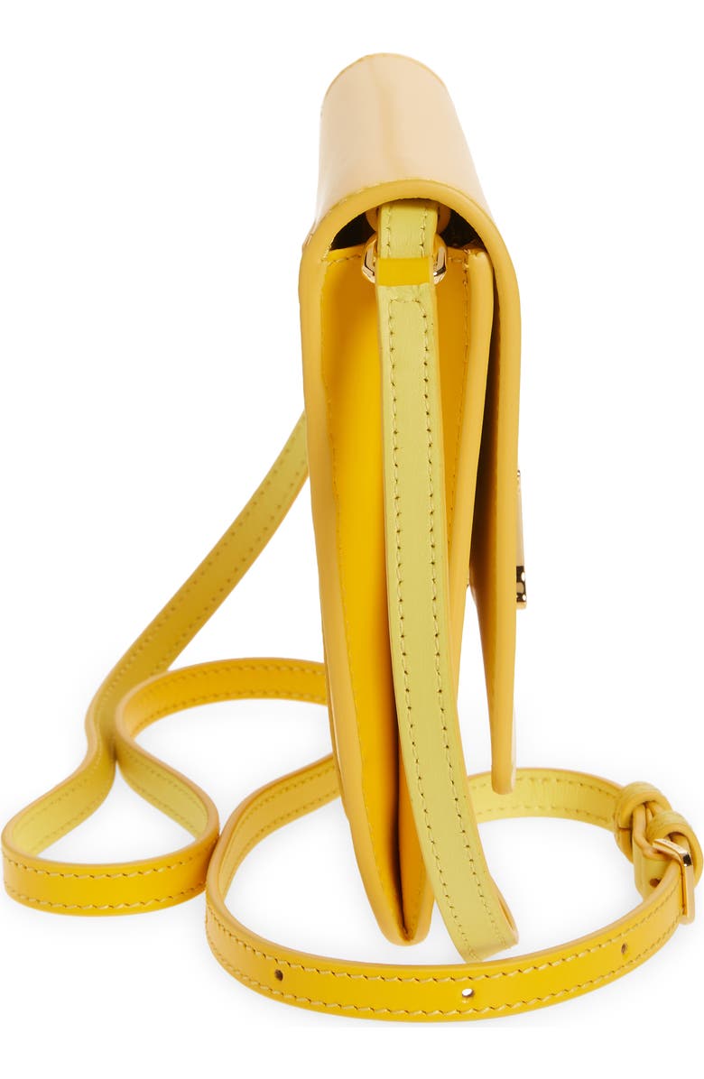 Burberry Mini TB Monogram Leather Crossbody Bag, Alternate, color,