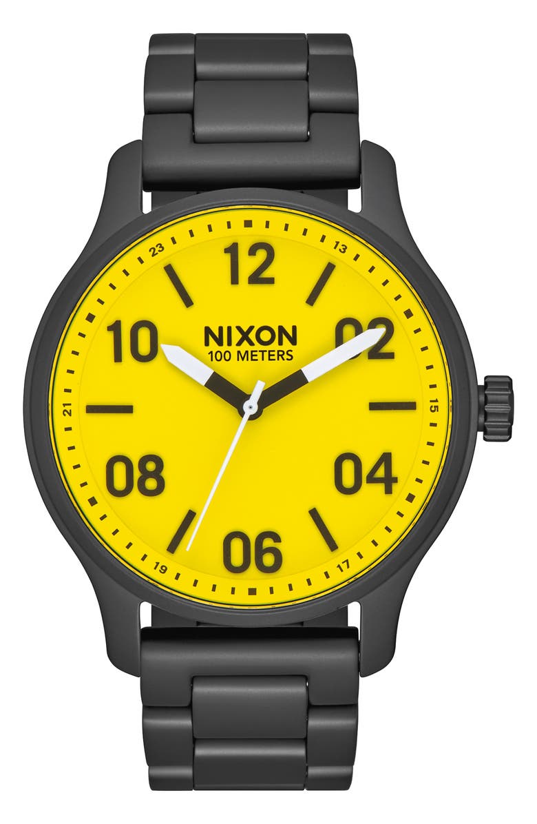 Nixon The Patrol Bracelet Watch, 42mm, Main, color,