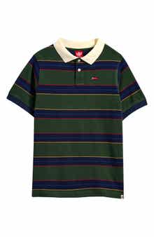 ICECREAM Kids' Waterside Stripe Cotton Piqué Polo