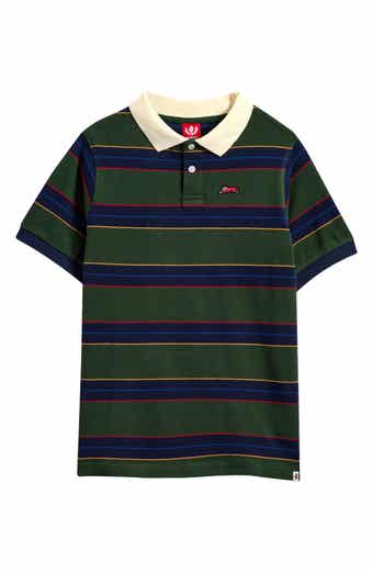 ICECREAM Kids' Waterside Stripe Cotton Piqué Polo