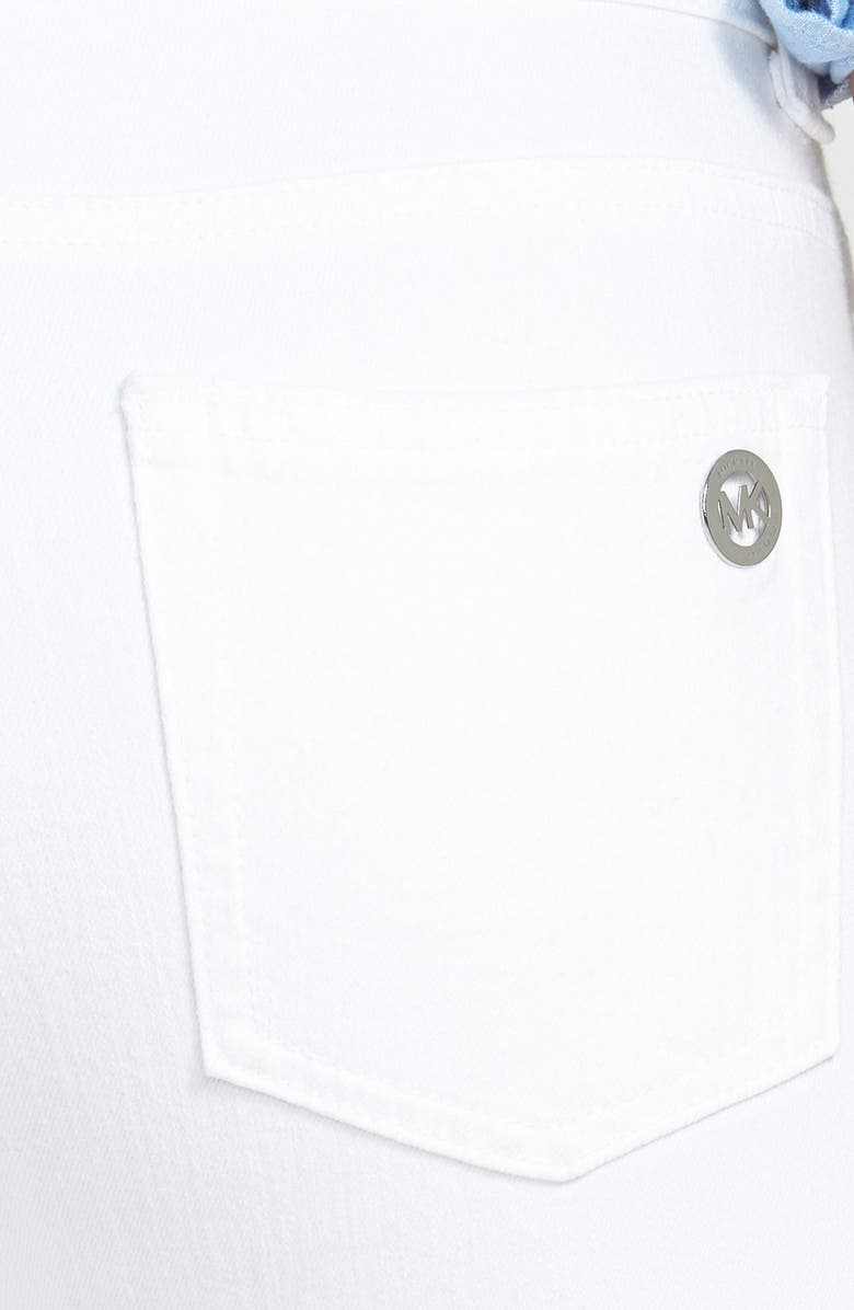 MICHAEL Michael Kors White Skinny Jeans, Alternate, color, 