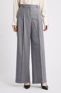 BOSS Tiana Pleat Wide Leg Pants