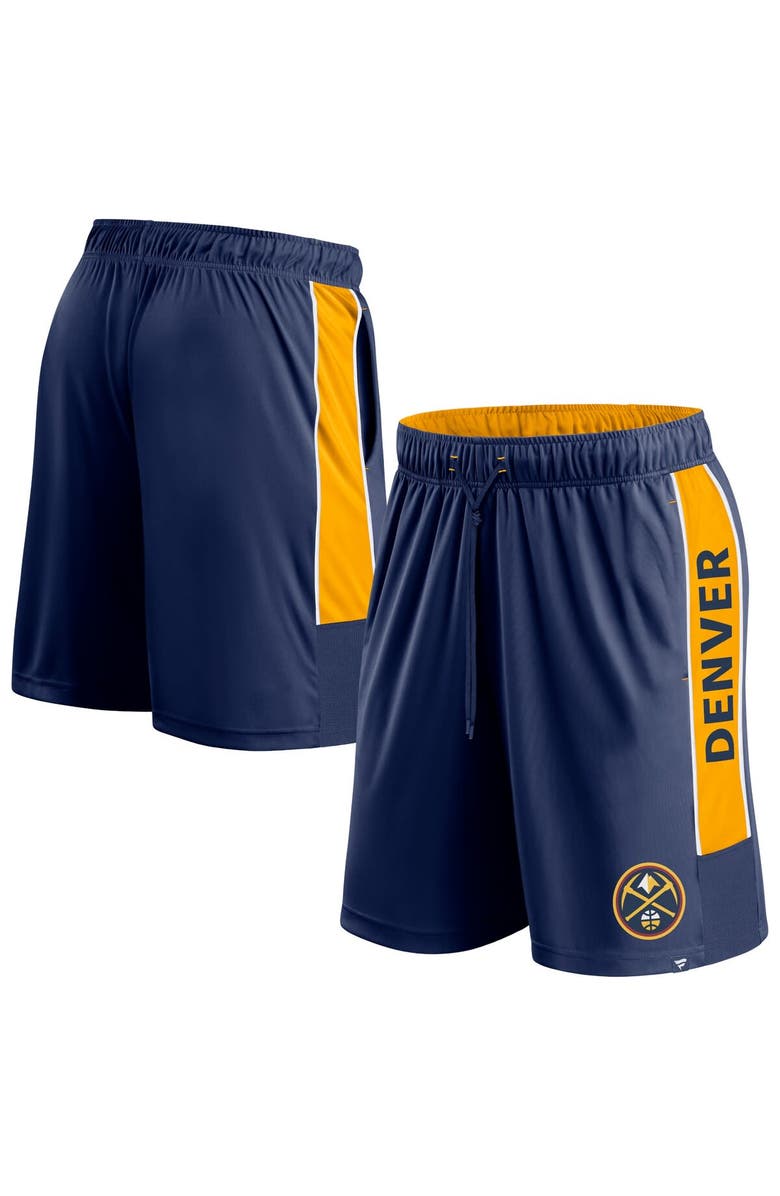 FANATICS Men's Fanatics Branded Navy Denver Nuggets Game Winner Defender Shorts, Main, color,