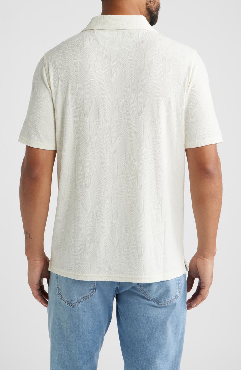Johnston & Murphy Sedona Performance Polo, Alternate, color, Ivory Frond