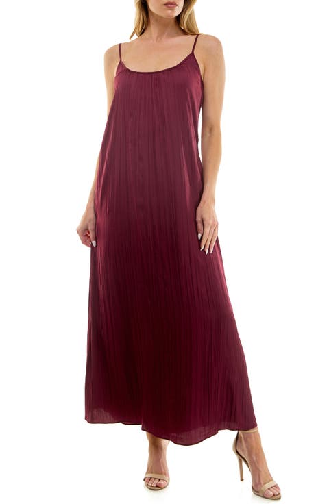 Satin Cami Maxi Dress