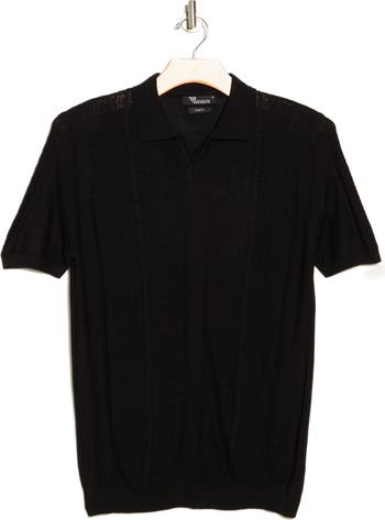 大人気！まとめ一覧 T.R. Polo Collar Johnny Knit Sweater Textured PREMIUM ミュージシャン