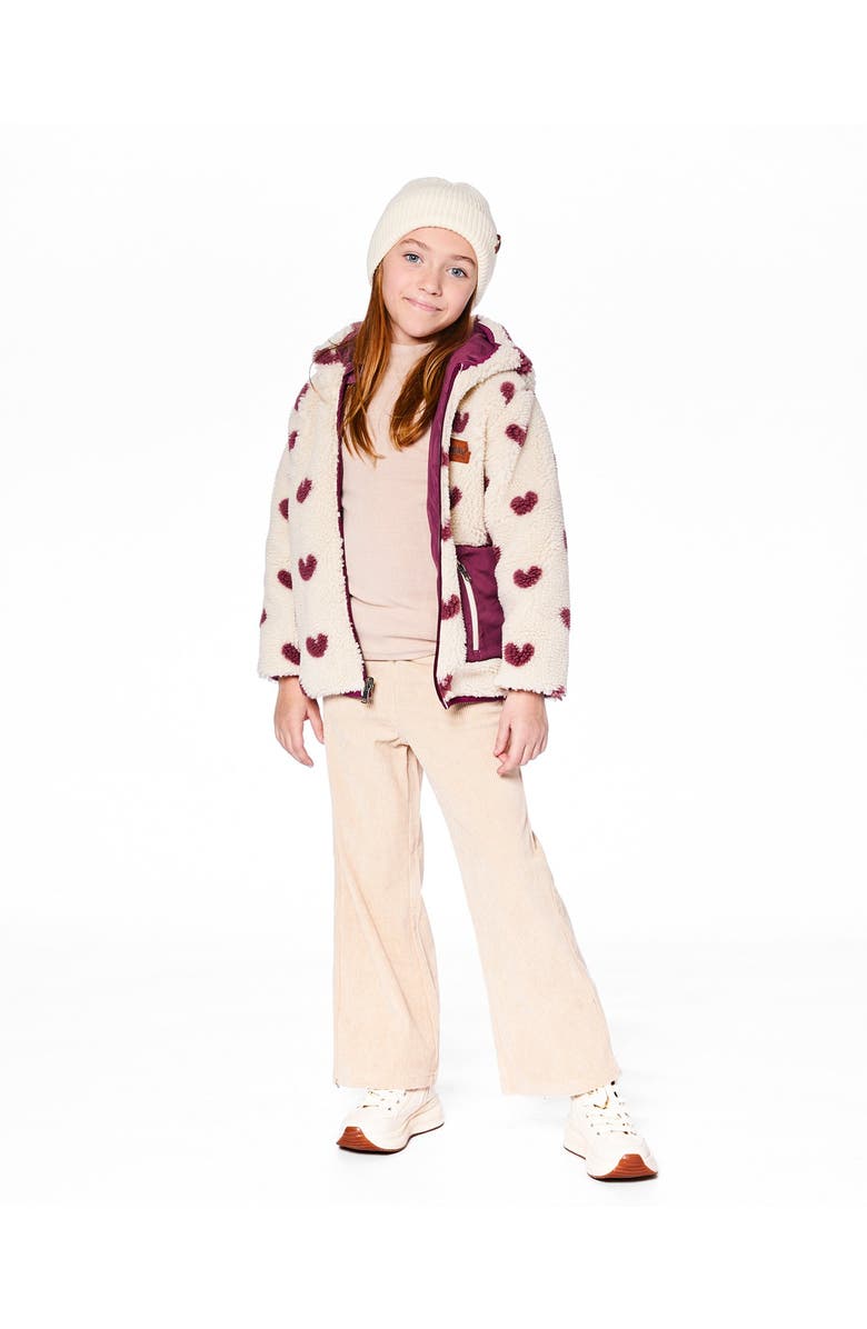 Deux par Deux Reversible Mid-Season Zip Front Jacket, Alternate, color, Purple Plum