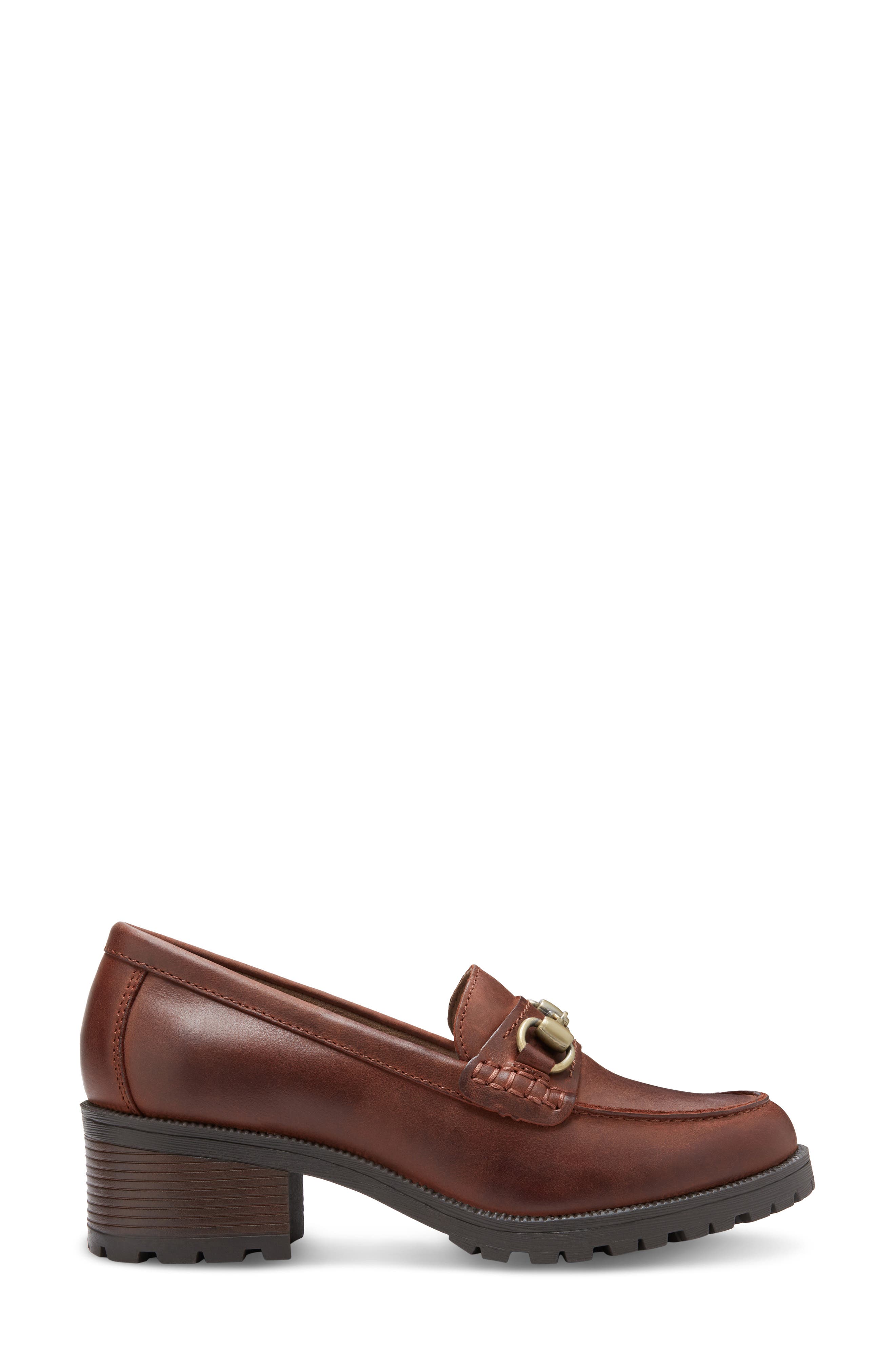 Gwen Platform Loafer, Alternate, color, BROWN