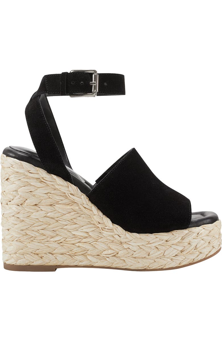 Marc Fisher LTD Nelly Ankle Strap Wedge Sandal, Alternate, color,