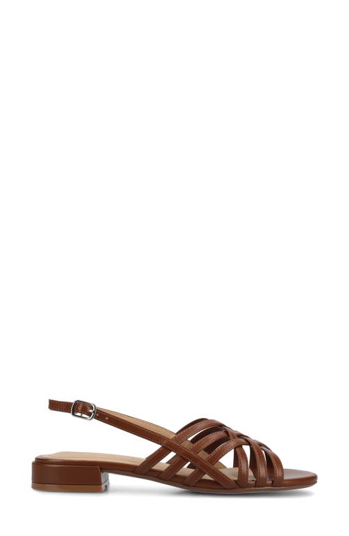 Shop Journee Collection Cassandra Slingback Sandal In Brown
