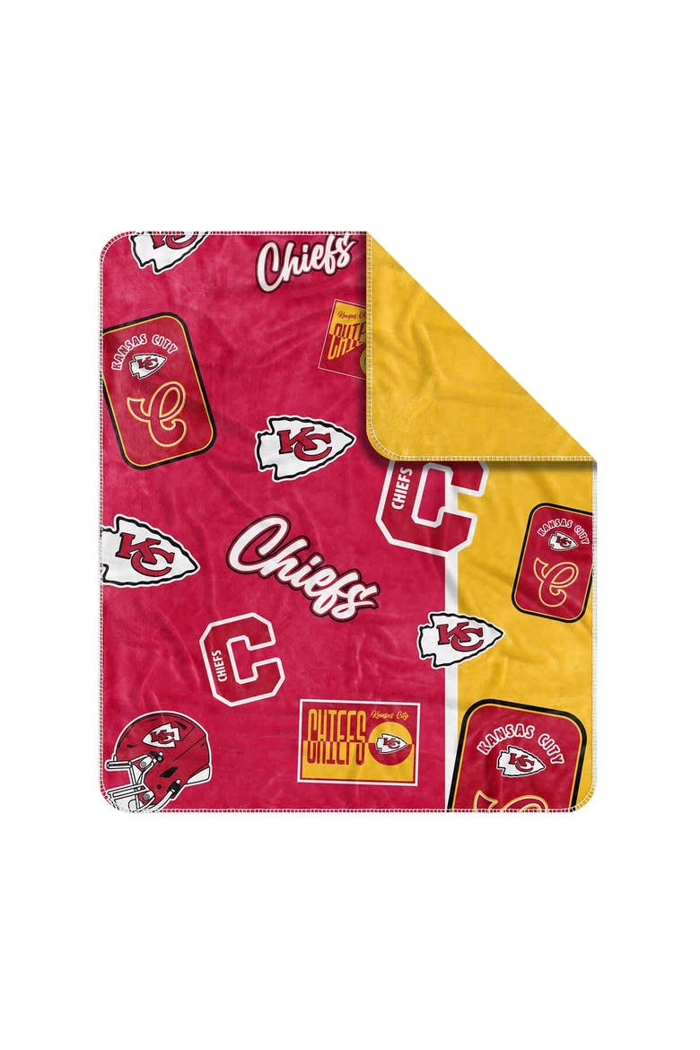 Kansas City Chiefs 50" x 60" Dream Weave Throw Blanket, Alternate, color, Red