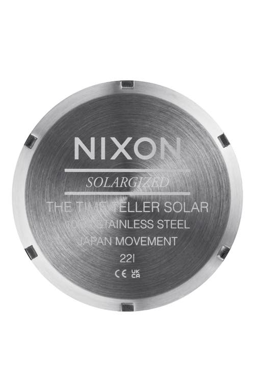 Nixon Time Teller Solar Bracelet Watch, 40mm In Multi