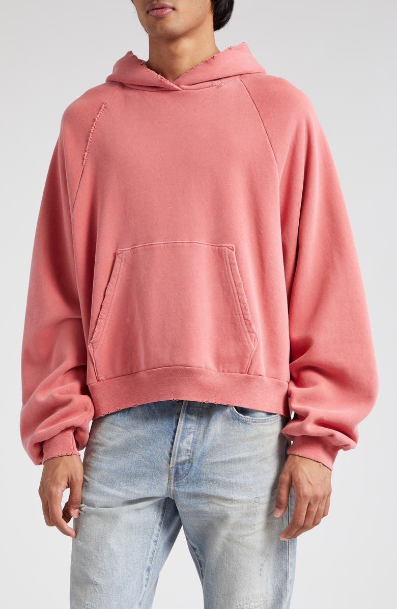 John Elliott Folsom Boxy Raglan Sleeve Hoodie, Main, color, 