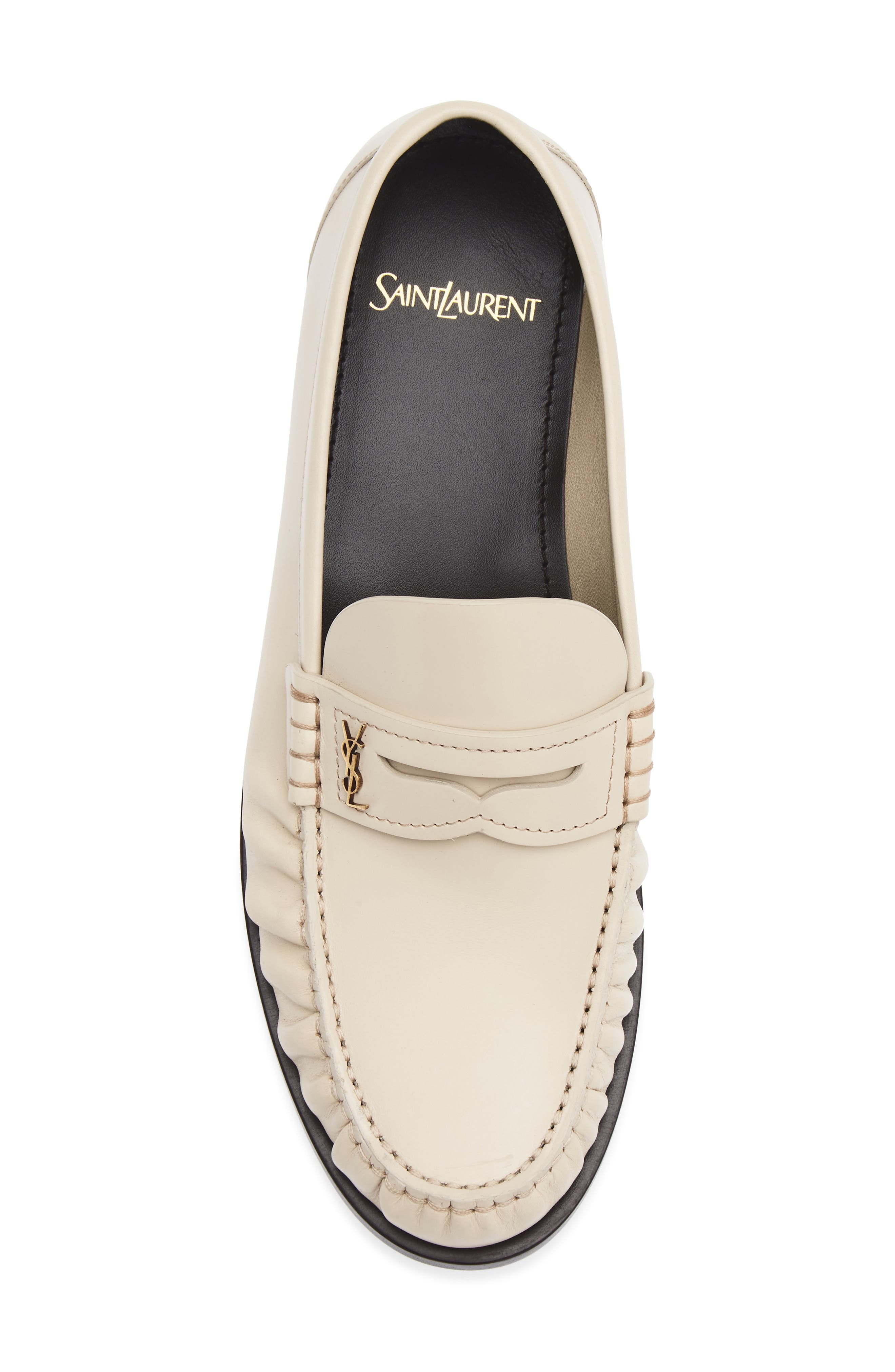 Lauren Penny Loafer, Alternate, color, NERO/ NATURALE