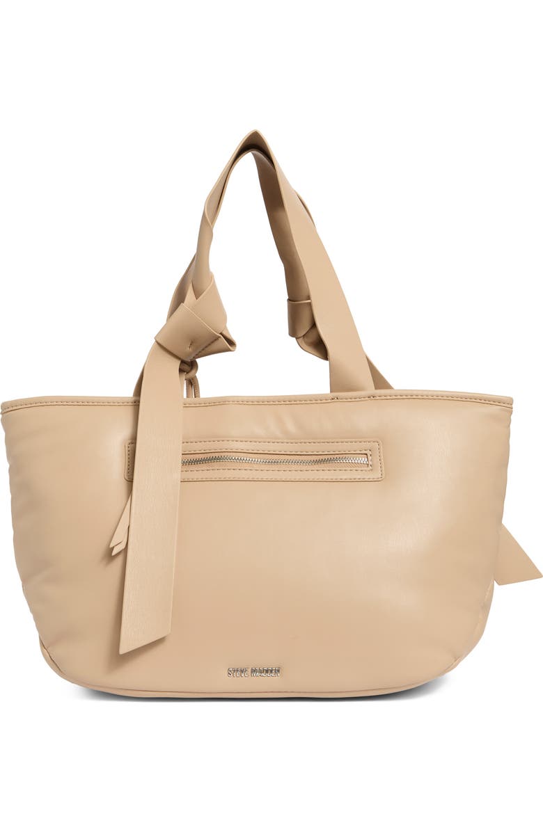 Steve Madden Bmiro Woven Tote Bag, Alternate, color, Stone