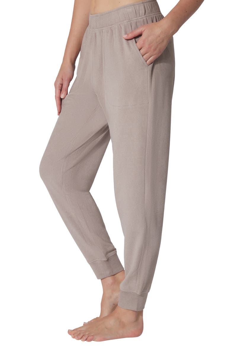 90 DEGREE BY REFLEX Piqué Lounge Joggers, Alternate, color, Satellite