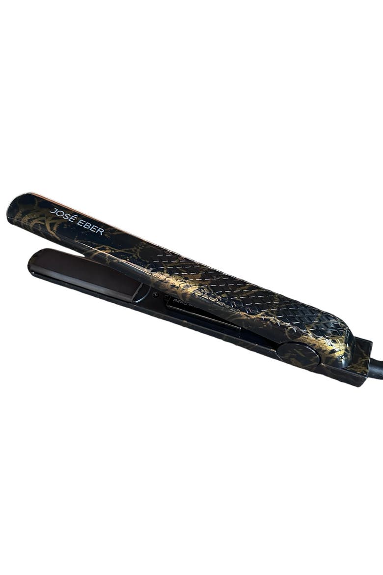 100% Pure Ceramic Flat Iron Black Marble, Alternate, color, Black