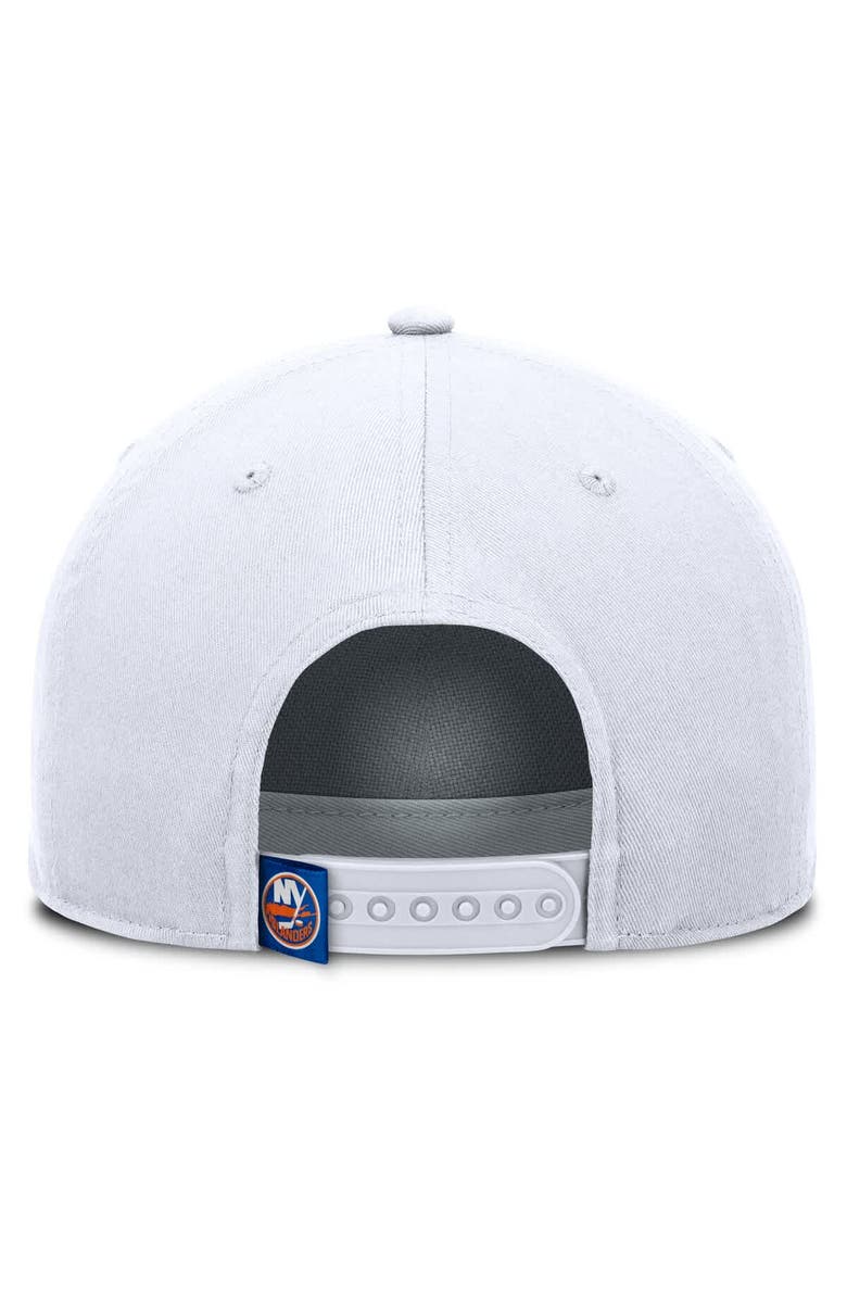 FANATICS Men's Fanatics White New York Islanders Rope A-Frame Adjustable Hat, Alternate, color,