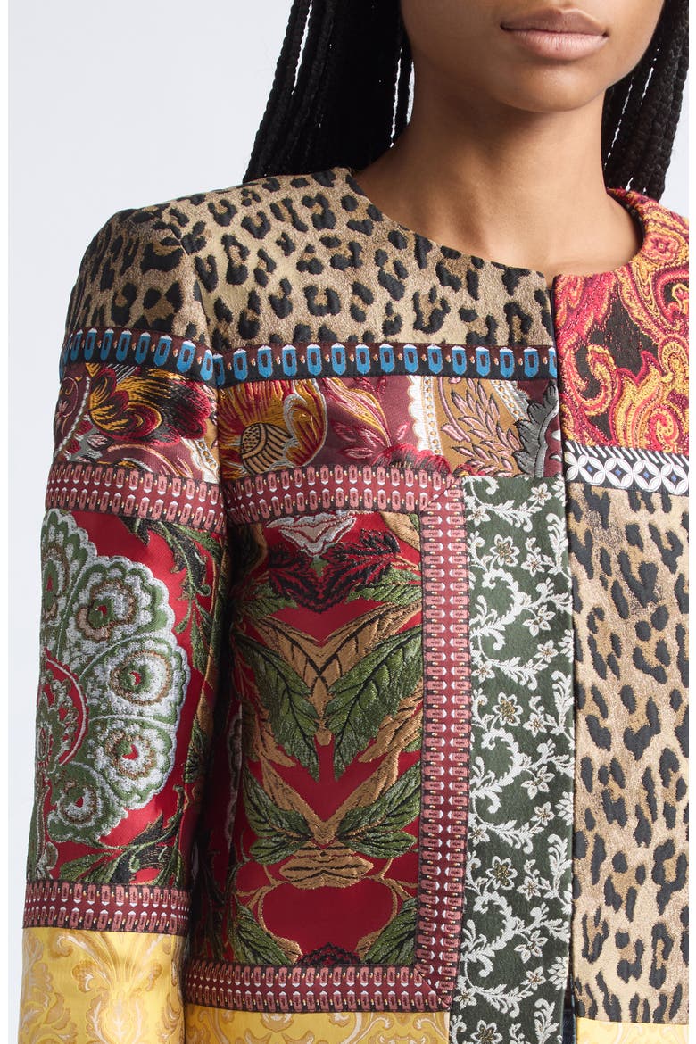 Kidman Patchwork Jacket, Alternate, color, MULTI