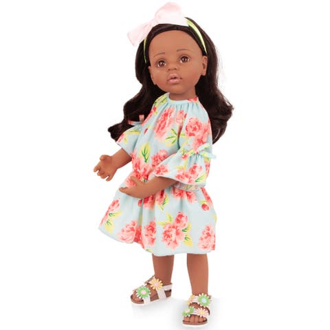 Happy Kidz Ava - 19.5" Standing Poseable Doll, Collectible Toy Kids 3+