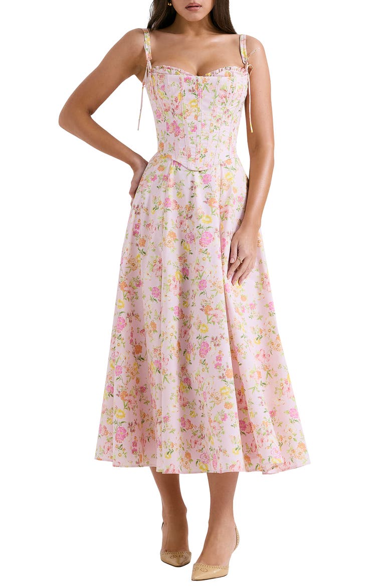 Clarabelle Floral Print Sleeveless Maxi Dress, Main, color, PINK FLORAL PRINT