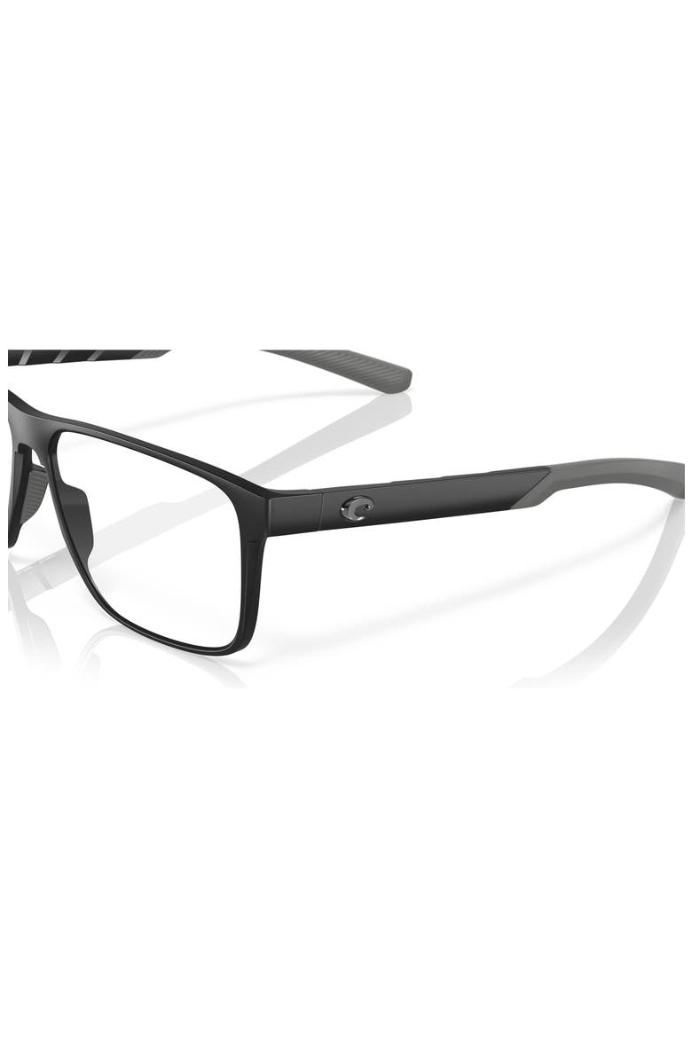 57mm Square optical glasses, Alternate, color, Black