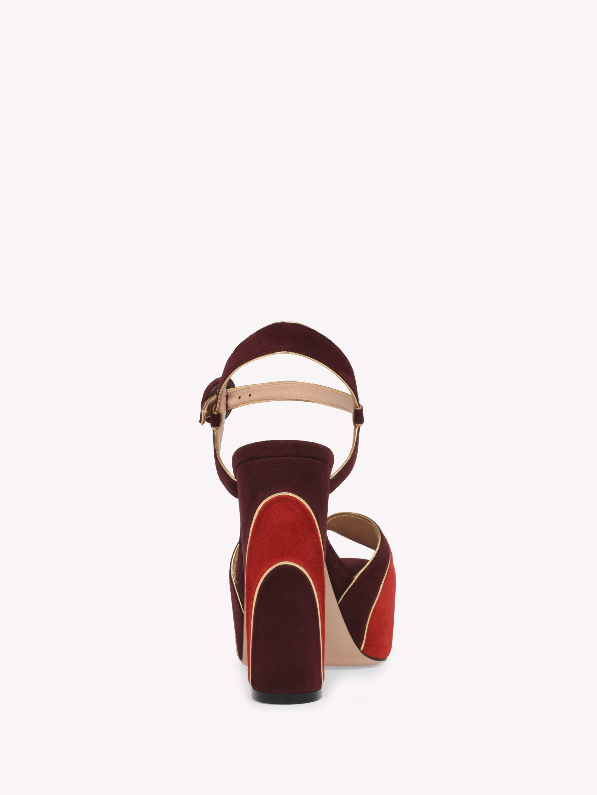 Tamara Sandals, Alternate, color, Burgundy Suede