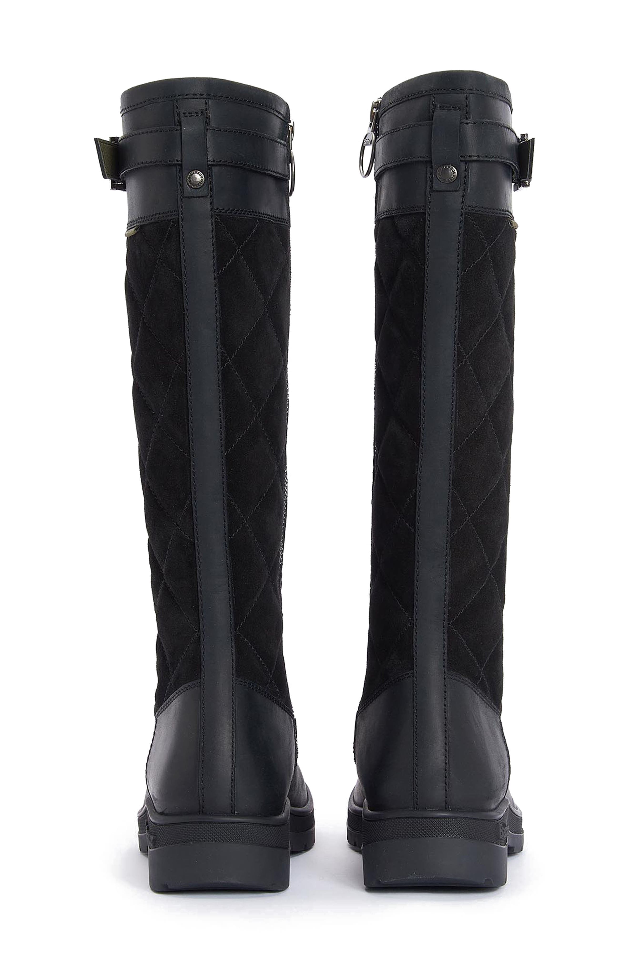 Barbour Oak Waterproof Rain Boot, Alternate, color, 