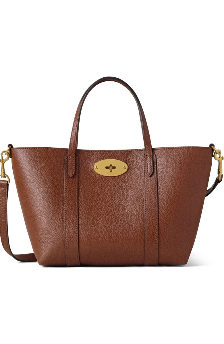 Mulberry Mini Bayswater Tote, Main, color, Oak