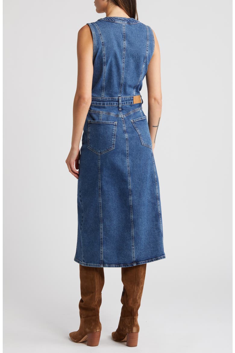Westwood Sleeveless Denim Dress, Alternate, color, BLUE STONE