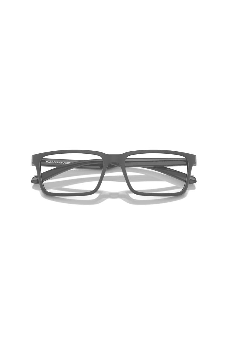 ARNETTE 53mm Rectangle optical glasses, Alternate, color, Grey
