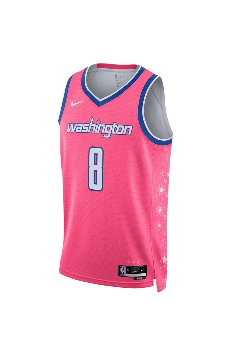 Nike Men's Nike Rui Hachimura Pink Washington Wizards 2022/23 Swingman Jersey - City Edition, Alternate, color,