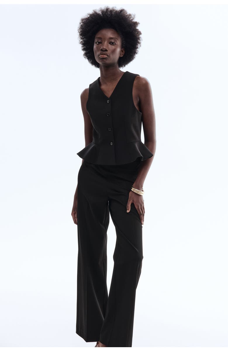 H&M Bootcut Twill Trousers, Alternate, color, 