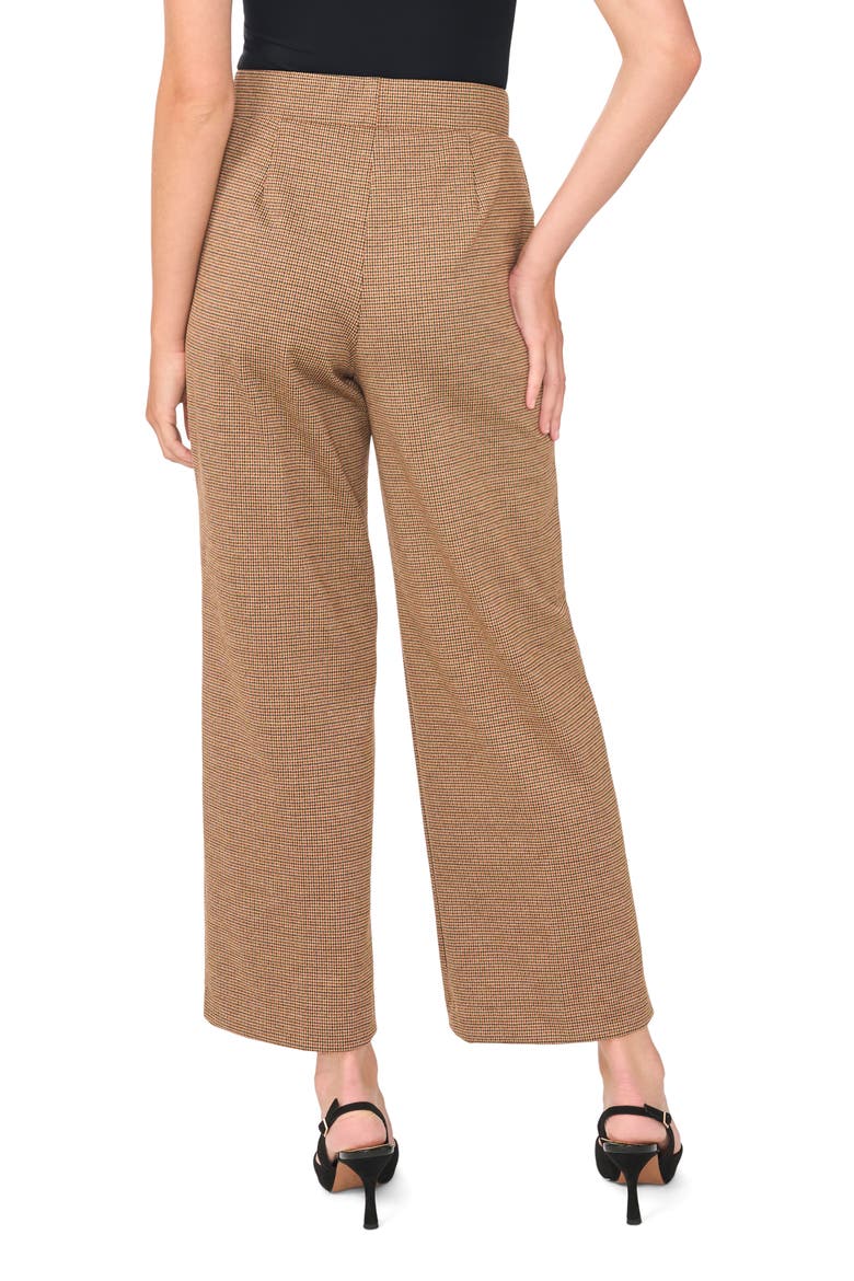 Pintuck Front Wide Leg Ankle Pants, Alternate, color, FALL CAMEL