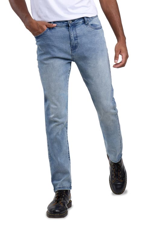 Spring + Mercer Super Soft Slim Fit Jeans In Blue