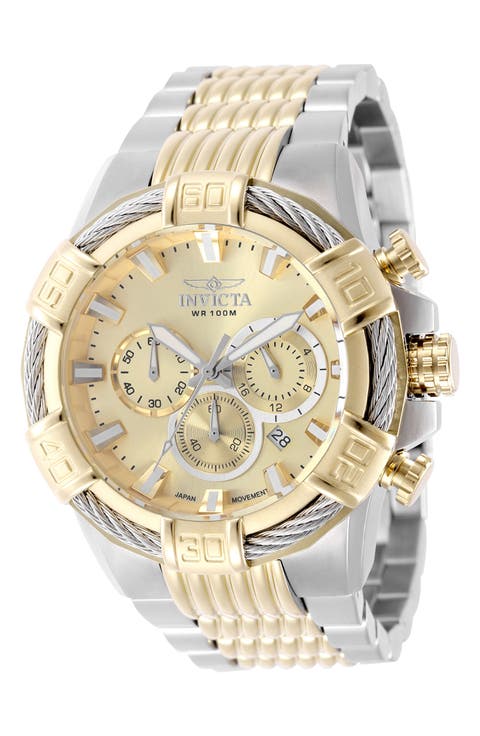 Bolt Quartz Bracelet Watch, 51mm