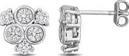 Julianna B. Lab-Grown Diamond Cluster Earrings Sterling Silver