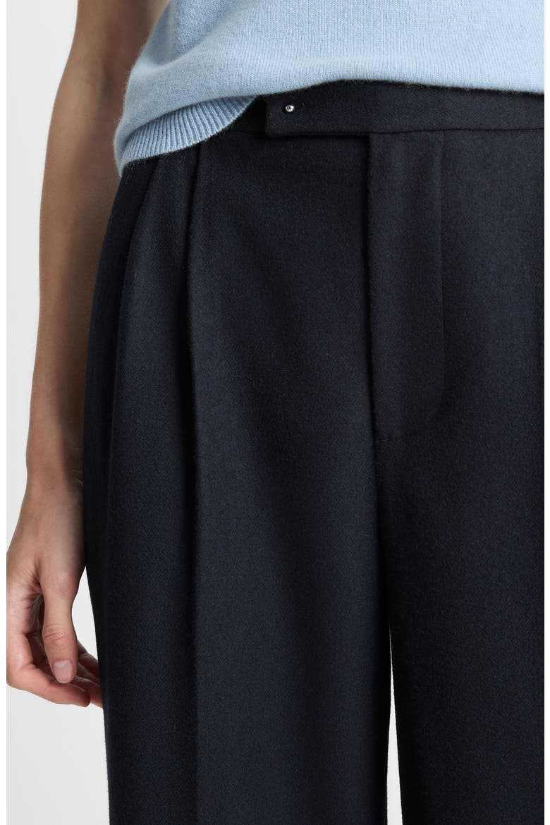 Pleated Wide Leg Pants, Alternate, color, COASTAL